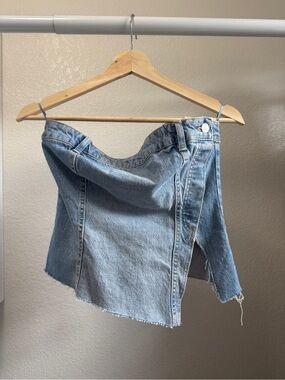 Zara Denim Crop Top